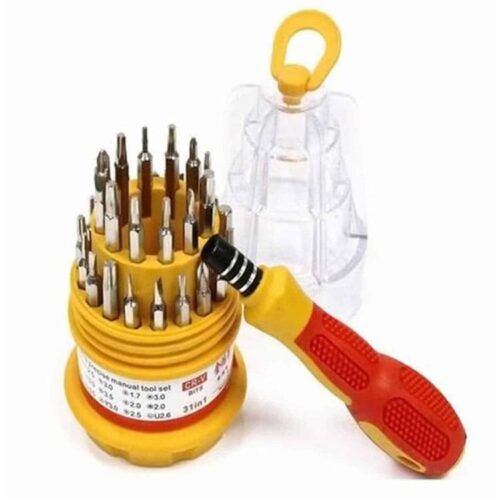 It is a Low Quality Jackly 31 In 1 Screw Driver Set With Toolkit In Pakistan available at hallroad.pk at a cheap price.