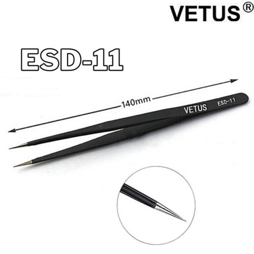 It is a Vetus Straight Fine Tip Stainless Steel Tweezers ESD-11 In Pakistan available at hallroad.pk at a cheap price.